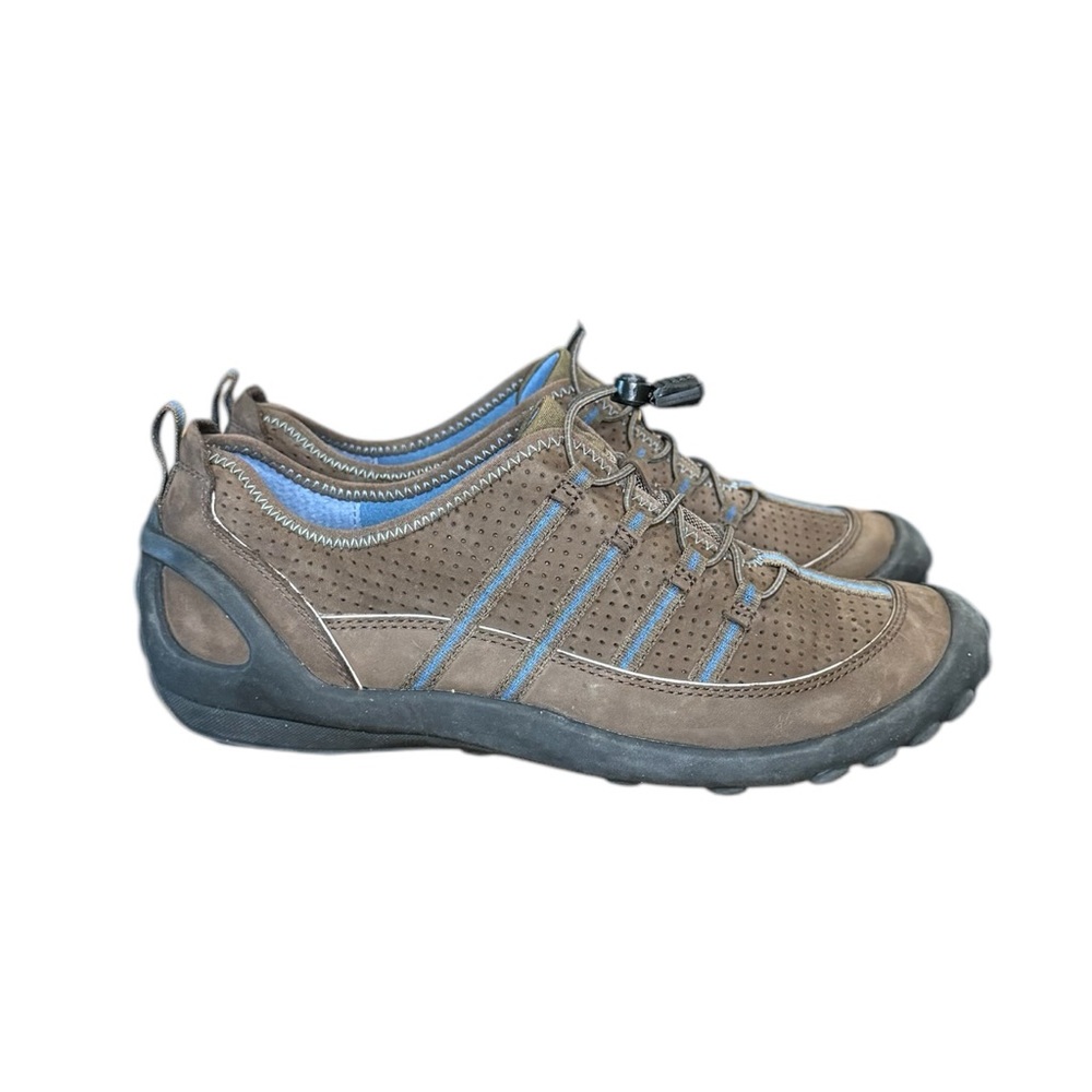 Privo By Clarks Brown and Blue Athletic Shoes Slip-on Women’s Size 7.5